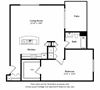 Turks and Caicos floor plan Turks and Caicos floor plan at Tera Apartments, Kirkland, Washington
